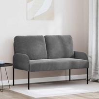 Sofos su pagalve 110cm Tamsiai pilka fanera