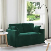 Sofa Tamsiai žalia 138 x 78 x 80 cm Aksomas