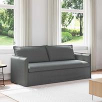 Sofa Tamsiai pilka 196 x 82 x 85 cm audinys