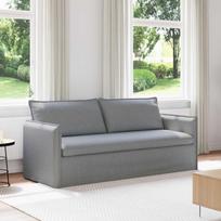 Sofa Šviesiai pilka 196 x 82 x 85 cm audinys