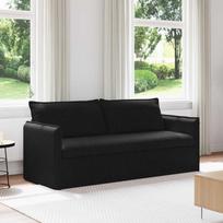Sofa Juoda 196 x 82 x 85 cm audinys