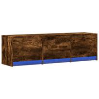 Televizoriaus spintelė su LED Rūkyta ąžuolas 140 x 34 x 40 cm