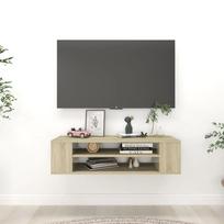 Pakabinama TV spintelė, ąžuolo, 100x30x26,5cm, apdirbta mediena