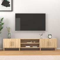 TV spintelė, sonoma ąžuolo spalvos, 180x31,5x40cm, inžinerinė mediena