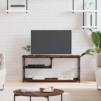 TV spintelė, dūminio ąžuolo, 103x38x46,5cm, mediena/plienas