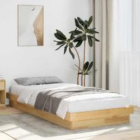lovos rėmas be čiužinio 100x200 cm ąžuolo masyvo