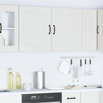 Sieninės virtuvės spintelės 2vnt Kalmar White Engineered Wood