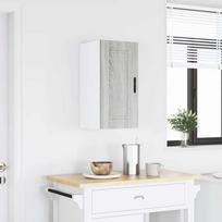 Sieninė virtuvės spinta Porto Pilka Sonoma Engineered Wood