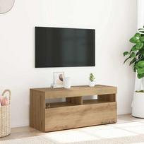 Televizoriaus spintelė su LED, artisano, 90x35x40cm, mediena