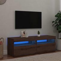 Televizoriaus spintelės su LED, 2vnt., artisano, mediena