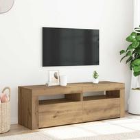 Televizoriaus spintelė su LED, artisano, 120x35x40cm, mediena