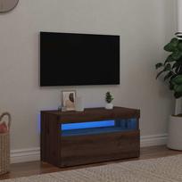 Televizoriaus spintelė su LED, artisano, 75x35x40cm, mediena