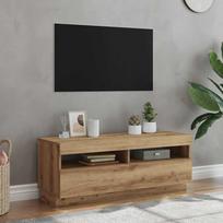 Televizoriaus spintelė su LED, artisano, 100x35x40cm, mediena