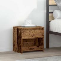 Spintelė prie lovos Old Wood 40x30x39 cm Engineered Wood