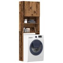 Skalbimo mašinos spintelė Old Wood 64x24x190 cm Engineered Wood