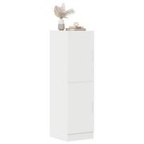 Virtuvės spintelė, baltos, 38x41,5x131,5cm, apdirbta mediena