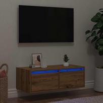 Televizoriaus spintelė su LED, artisano, 75x35,5x25 cm