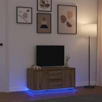 Televizoriaus spintelė su LED, artisano, 100x41x50 cm