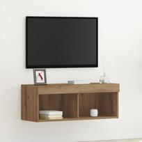 TV spintelių komplektas su LED artisano ąžuolo 80 x 30 x 30 cm