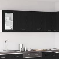 Pakabinama spintelė Lyon 2 pcs Juodas ąžuolas 50 x 31 x 60 cm