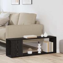TV spintelių komplektas Juoda 100 x 24 x 63 cm Apdirbta mediena