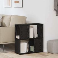 TV spintelių komplektas Juoda 60 x 24 x 63 cm Apdirbta mediena