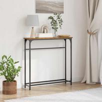 Konsolinis stalas su lentyna Senas medis 75 x 19,5 x 75 cm