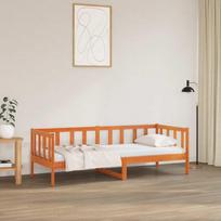 Lovos rėmas Vaško ruda 90 x 190 cm Kietos pušies mediena