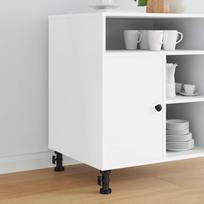 Baldų kojelės Reguliuojamas 12 pcs Juoda 46 x 46 x 128 mm PP