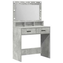Makiažo stalas Betono pilka 79 x 41 x 135 cm Apdirbta mediena