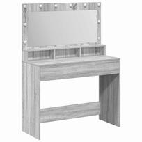 Makiažo stalas Pilkas Sonoma 100 x 41 x 135 cm Apdirbta mediena