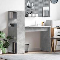 Stalas Betono pilka 113 x 54 x 120 cm Apdirbta mediena