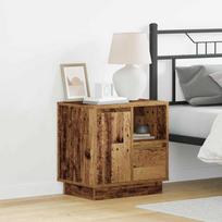 Šalia lovos spintelė 2 pcs Senas medis 50 x 34,5 x 50 cm