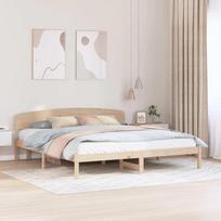 Lovos rėmas Natūrali 180 x 200 cm Kietos pušies mediena
