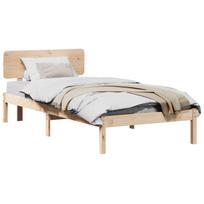 Lovos rėmas Natūrali 90 x 190 cm Kietos pušies mediena