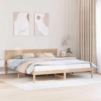 Lovos rėmas Ruda 180 x 200 cm Pušies medienos masyvas