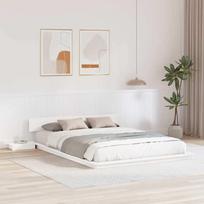 Lovos rėmas Balta 150 x 200 cm Medis