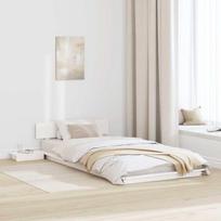 Lovos rėmas Balta 80 x 200 cm Medis