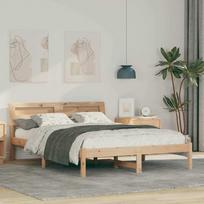 Lovos rėmas Ruda 135 x 190 cm Kietos pušies mediena
