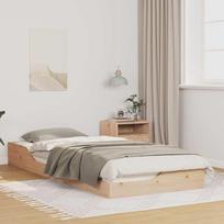 Lovos rėmas Ruda 80 x 220 cm Kietos pušies mediena
