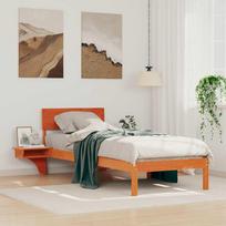 Lovos rėmas Vaško ruda 75 x 190 cm Kietos pušies mediena