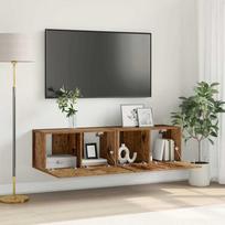 TV spintelių komplektas 2 pcs Įvairiaspalvis 60 x 30 x 30 cm