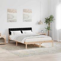 Lovos rėmas Ruda ir juoda 140 x 190 cm Pušies masyvas