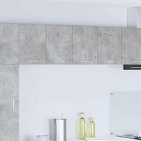 Pakabinama spintelė 2 pcs Betono pilka ir balta 60 x 31 x 40 cm