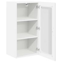 Virtuvės spintelė 2 pcs Aukštai blizganti balta 40 x 31 x 80 cm