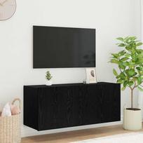 TV sieninė spintelė Juodas ąžuolas 100 x 35 x 41 cm