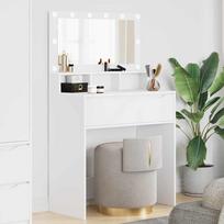 Miegamojo persirengimo stalai Balta 80 x 39,6 x 135 cm