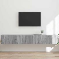 TV sieninė spintelė 2 pcs Pilkas Sonoma 98 x 31 x 29,5 cm