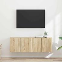 TV sieninė spintelė 2 pcs Sonoma ąžuolas 59,5 x 31 x 40 cm