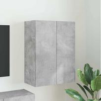 TV sieninė spintelė Betono pilka 59,5 x 31 x 80 cm